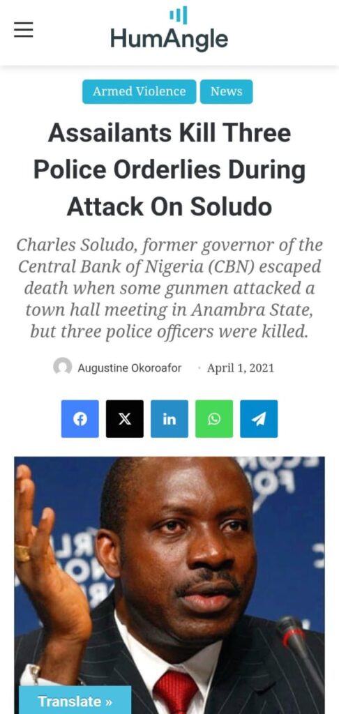 FACT-CHECK: Video Claiming Governor Soludo’s Recent Attack by Gunmen Is False, Misleading