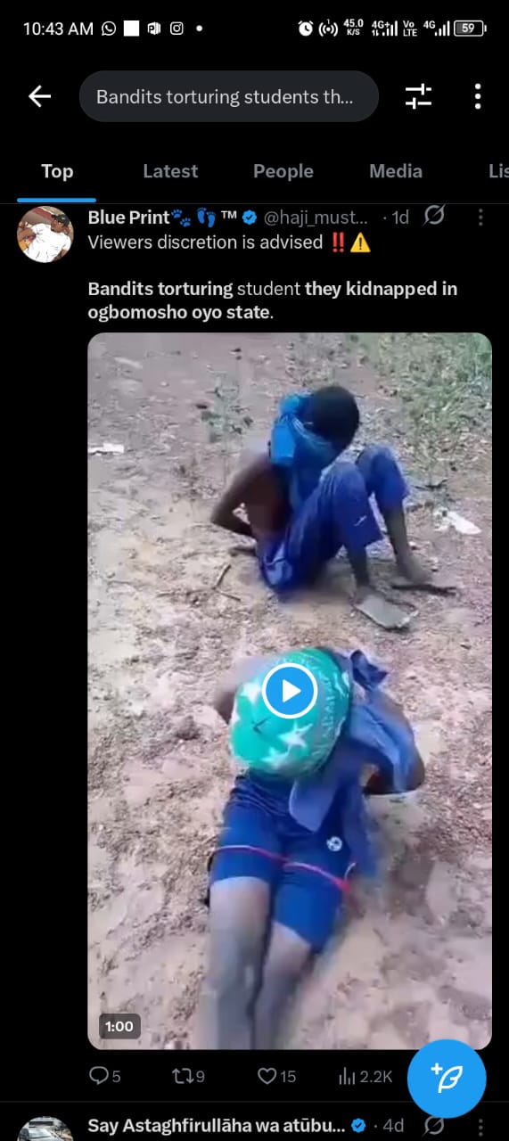 Fact-Check: No, Violent Video Does Not Portray Kidnappers Torturing Kidnapped Ogbomosho Students