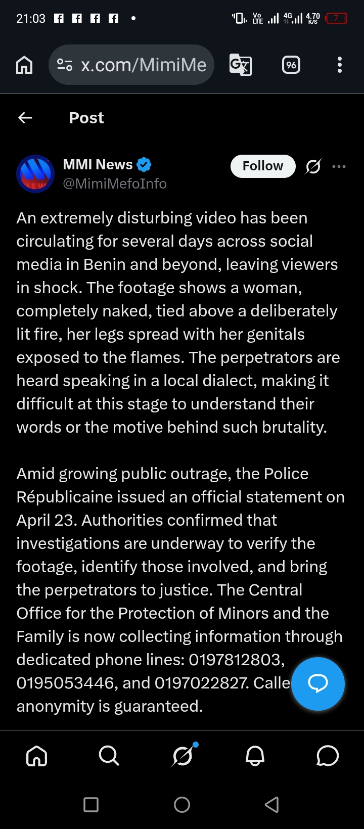 Fact-Check: Viral Burning Torture Video Of Young Girl Did Not Occur In Nigeria
