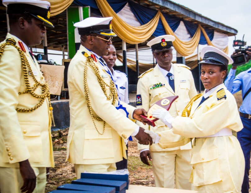Flag Officer Commanding (FOC), Western Naval Command, Rear Admiral AA Mustapha