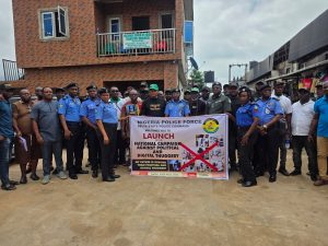 Delta Police Takes Youth Campaign Against Political, Digital Thuggery to Asaba