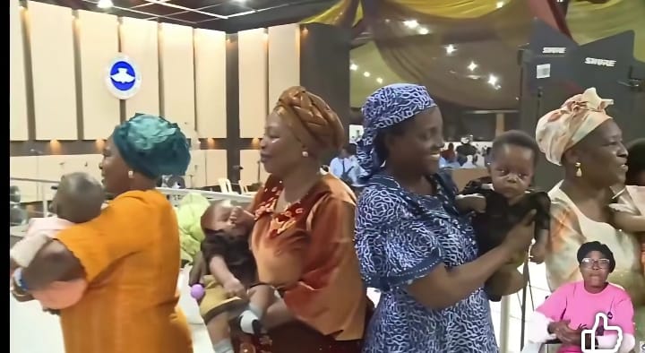 50-Year-Old Woman Shares Testimony of Quadruplets at RCCG  