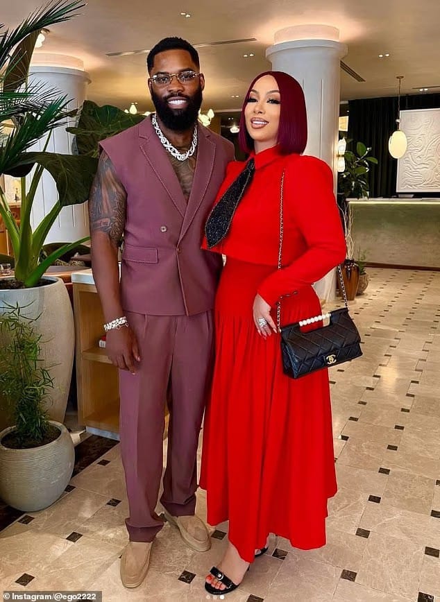 Igho Ubiribo with his wife