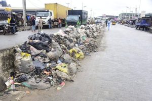 LAWMA Seals Premises on Ago Palace Way, Arrests 11 Dumpers on Lagos Island