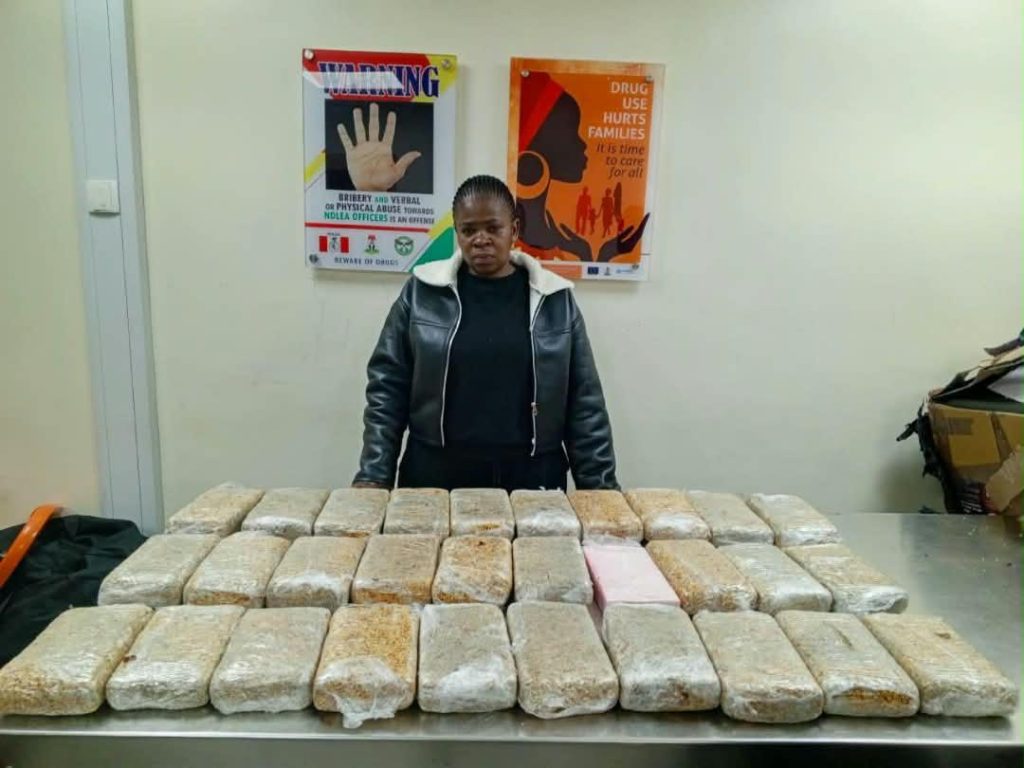 NDLEA Arrests US-Based Grandma, South African Woman with 36.65kg Cocaine