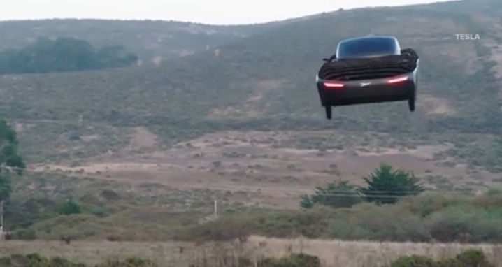 Tesla Unveils What It Says Is A Flying Car
